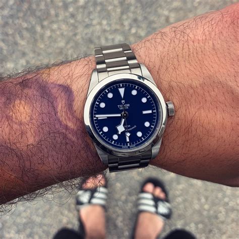 tudor black bay bleu|tudor black bay blue face.